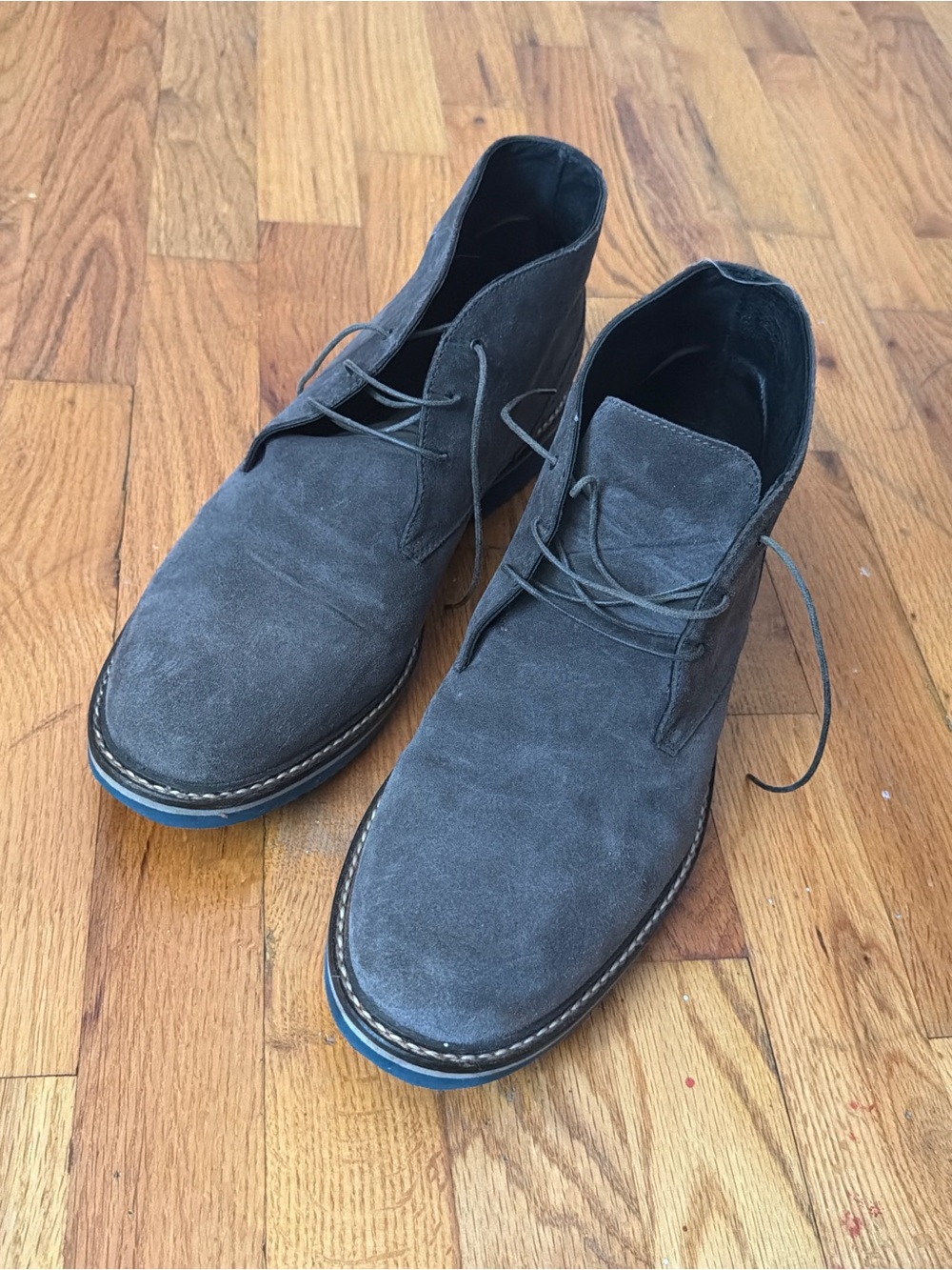 Samsonite Men's Charcoal Suede Desert Boots
